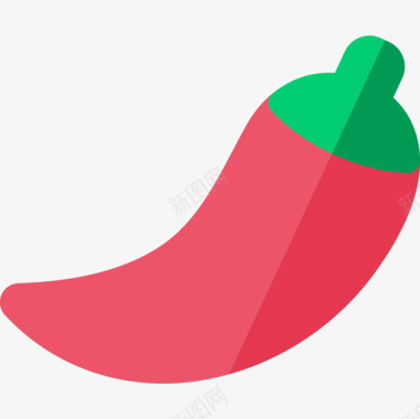 辣椒健康食品36平淡图标图标