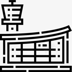 机场4机场车辆运输4直线图标高清图片