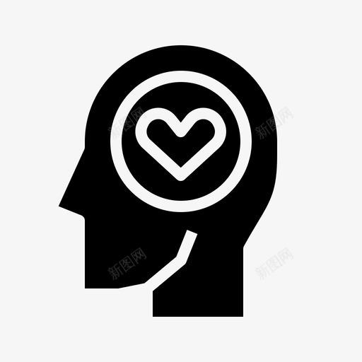 爱思考大脑头脑图标svg_新图网 https://ixintu.com 健康 大脑 头脑 思考 情人节 过程