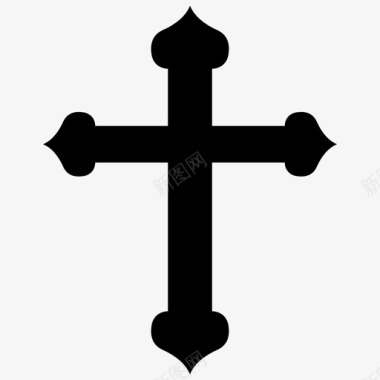 天主教符号基督教十字架基督教符号图标图标