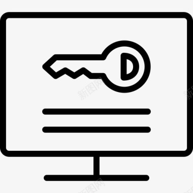 登录计算机密钥图标图标