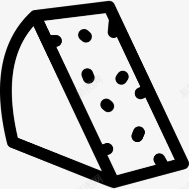 奶酪意大利食品5直系图标图标