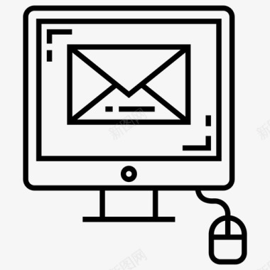 电子邮件航空邮件互联网消息图标图标