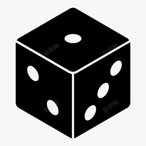 掷骰子赌博游戏图标svg_新图网 https://ixintu.com 掷骰子 游戏 赌博