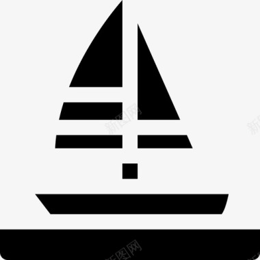 帆船澳大利亚第5天满载图标图标