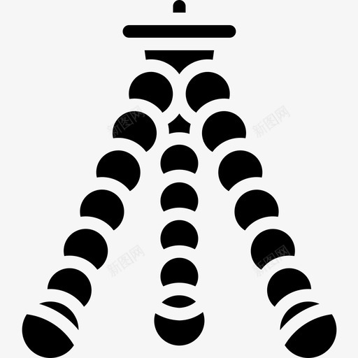 三脚架旅行配件2填充图标svg_新图网 https://ixintu.com 三脚架 填充 旅行 配件