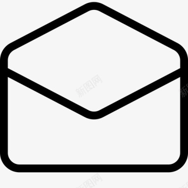 阅读收到的电子邮件信封打开图标图标