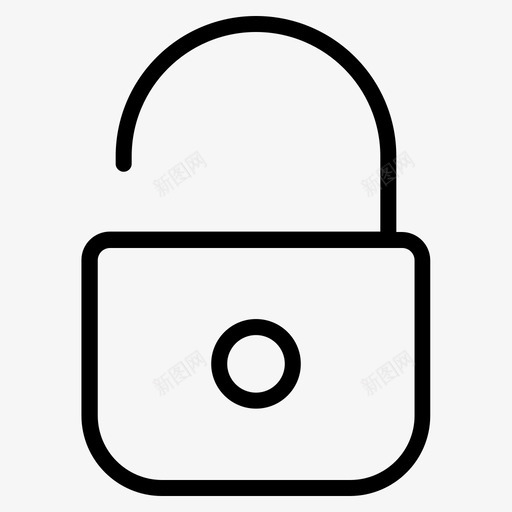 挂锁安全多媒体2图标svg_新图网 https://ixintu.com 多媒体 安全 挂锁