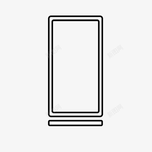 售货亭镜子监视器图标svg_新图网 https://ixintu.com 售货 屏幕 展台 监视器 订购亭 货亭 镜子