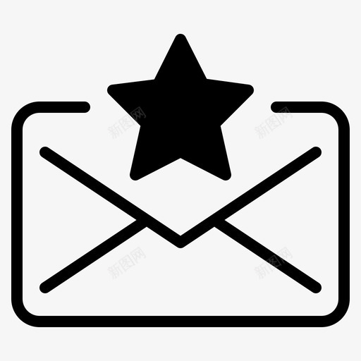 星型邮件电子邮件邮件图标svg_新图网 https://ixintu.com v1 星型 电子邮件 费率 邮件