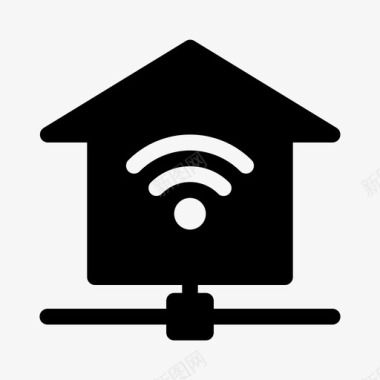 家庭网络连接家庭互联网图标图标