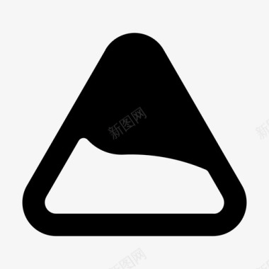 山gui三角形图标图标