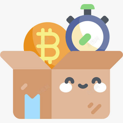区块加密货币58扁平图标svg_新图网 https://ixintu.com 加密 区块 扁平 货币