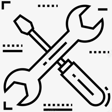工具维修工具螺丝刀图标图标