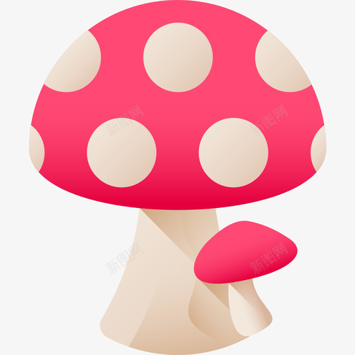蘑菇弹簧69彩色图标svg_新图网 https://ixintu.com 弹簧 彩色 蘑菇