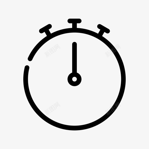 计时器androidios图标svg_新图网 https://ixintu.com android ios 应用程序 手机 智能 秒表 计时器