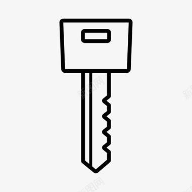 钥匙房子钥匙锁图标图标