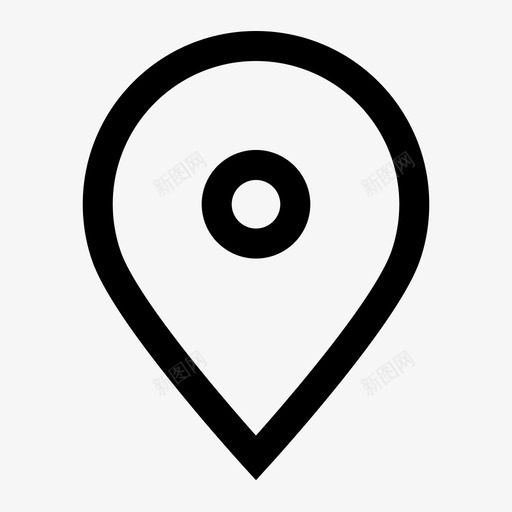 pin地址地图图标svg_新图网 https://ixintu.com 图标 地图 地址 地点 基本 点点