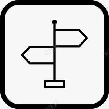 方向导航路径图标图标