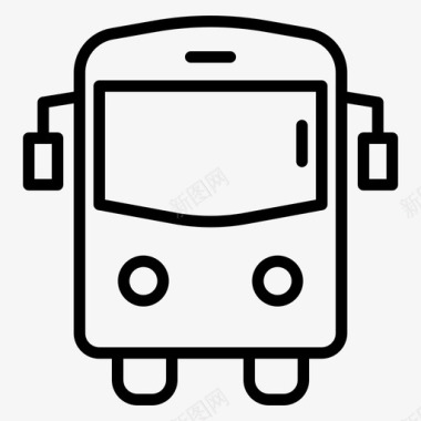 巴士36村直线图标图标