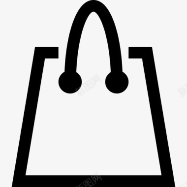 网上商店购物袋购买电子商务固体图标集图标