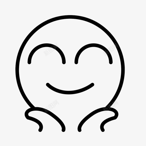 期待表情svg_新图网 https://ixintu.com 期待表情