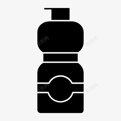 水瓶子饮料图标svg_新图网 https://ixintu.com 瓶子 补充 饮料