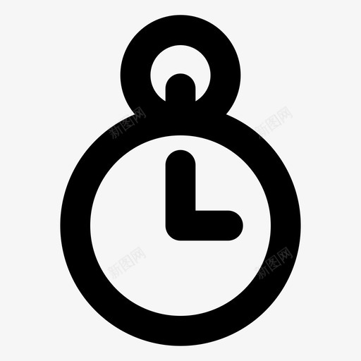 怀表时钟图形用户界面图标svg_新图网 https://ixintu.com 图形 图标 怀表 时钟 用户界面 秒表 网页