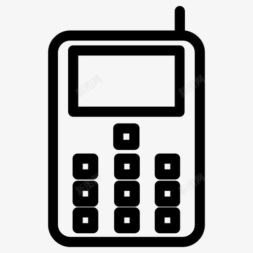 手机电子图标svg_新图网 https://ixintu.com 手机 电子