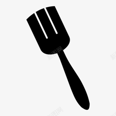 叉子厨房工具勺子图标图标