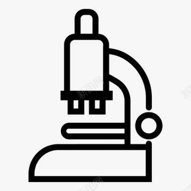 显微镜化学教育图标图标