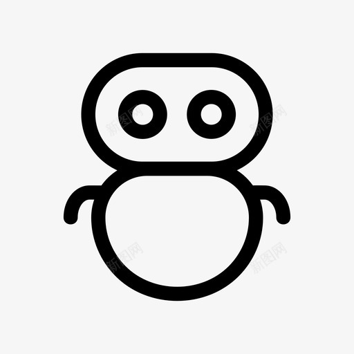 机器人助手客户支持图标svg_新图网 https://ixintu.com 助手 头像 客户 支持 机器人