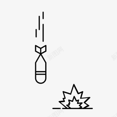 炸弹爆炸炸弹导弹图标图标