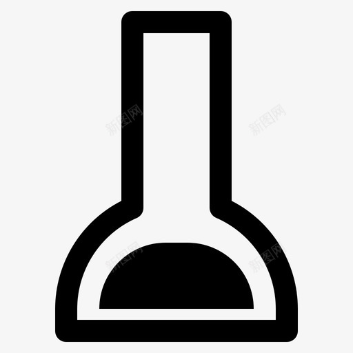 实验室化学研究图标svg_新图网 https://ixintu.com 化学 回到 学校 实验室 研究