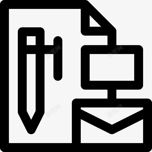 文件业务405线性图标svg_新图网 https://ixintu.com 业务 文件 线性
