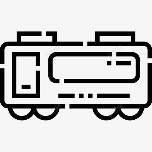 火车车辆运输4直线图标svg_新图网 https://ixintu.com 火车 直线 车辆 运输
