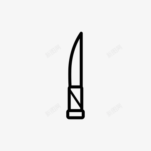 短剑武器匕首图标svg_新图网 https://ixintu.com 匕首 士兵 战士 武器 短剑