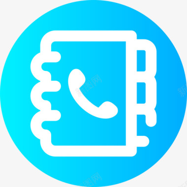 电话簿客户服务31通知图标图标