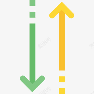 双向导航29平坦图标图标