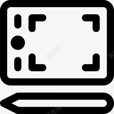 图形板计算机硬件36线性图标图标