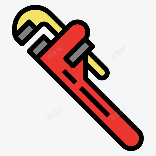 管道工具70线性颜色图标svg_新图网 https://ixintu.com 工具 管道 线性 颜色
