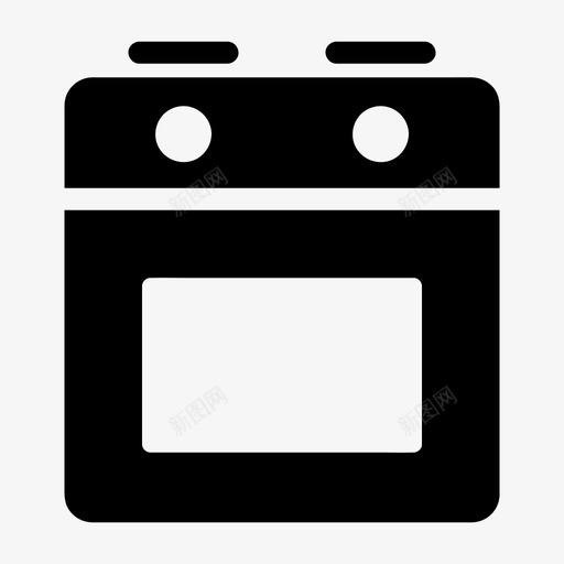 炉灶电器烹饪图标svg_新图网 https://ixintu.com 厨房 家用电器 炉灶 烹饪 电器