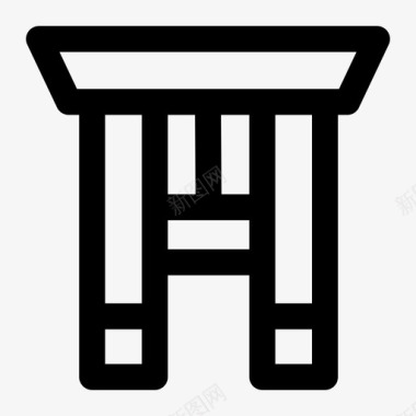 神道门日文神道教图标图标
