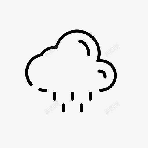 雨电子商务风暴图标svg_新图网 https://ixintu.com 图标 天气 差距 电子商务 界面 设置 风暴
