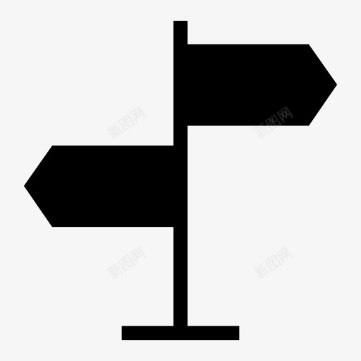 方向箭头导航图标svg_新图网 https://ixintu.com 图标 基本 导航 方向 箭头 路径 路标 道路