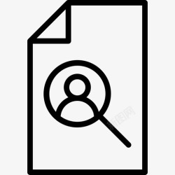列表搜索目标受众访客列表优化图标高清图片