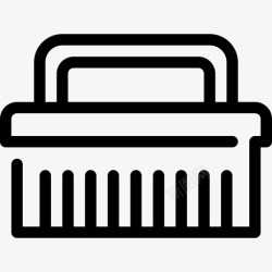 创意卫生间清洁刷子刷子清洁卫生间图标高清图片