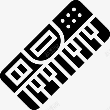 键盘乐器9字形图标图标