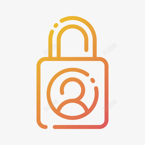 隐私保护和安全21梯度图标svg_新图网 https://ixintu.com 保护 安全 梯度 隐私