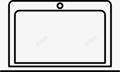 笔记本电脑博客互联网图标svg_新图网 https://ixintu.com 互联网 博客 在线 工作 技术 电脑 笔记本
